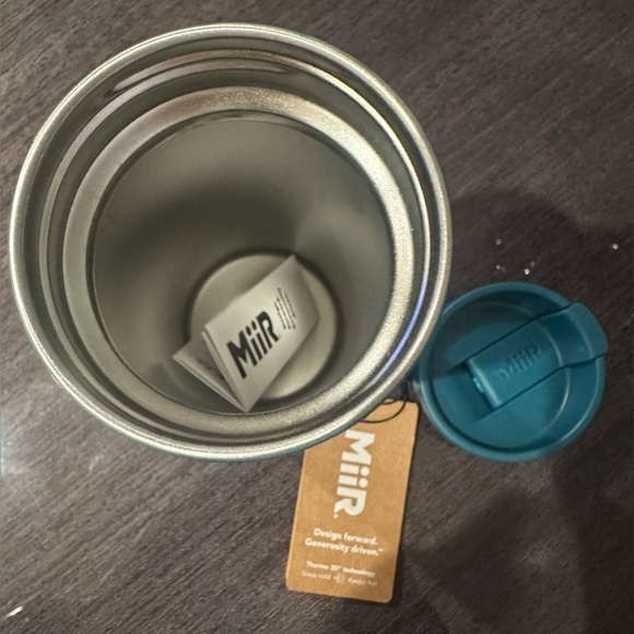 Stainless Steel,Blue,16 OZ Flip Traveler Leak proof lid.Miir (ordered by Peet’s) - Picture 6 of 12